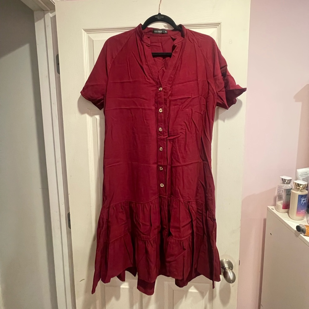 Maroon Dress